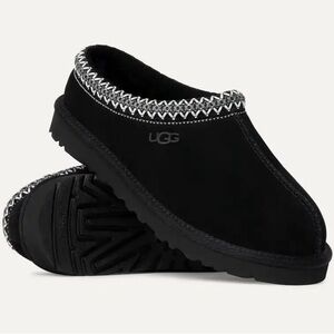 MEN'S UGG TASMAN SLIPPERS COLOR BLACK NEVER WORN WITH BOXES